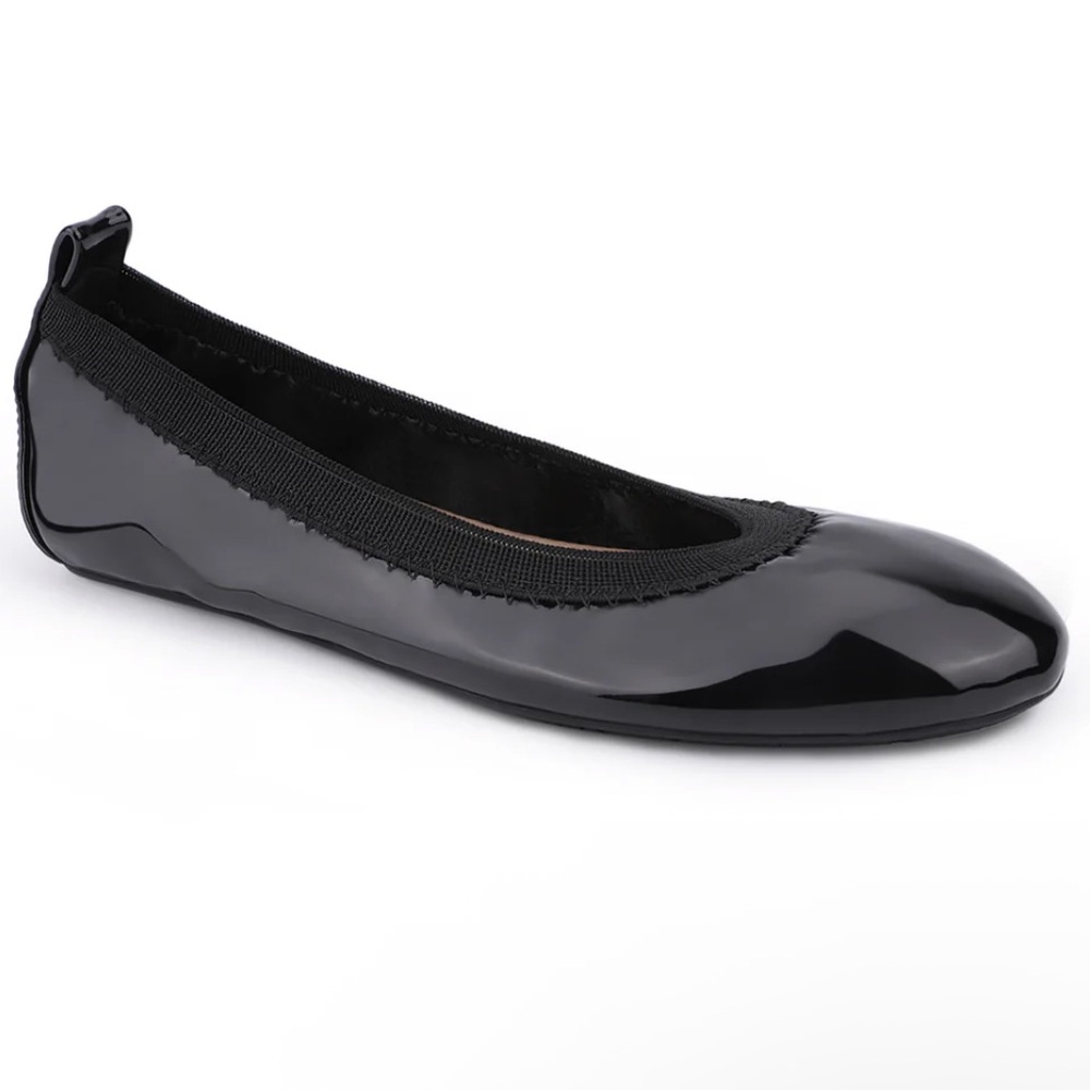 Yosi Samra Kids NWOB Foldable Black Ballet Flat size 11